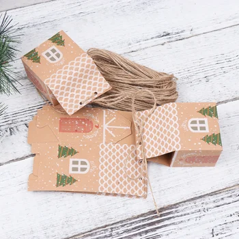 50pcs Christmas Candy Box Small House Design Sweet Case Wedding Party Supplies Paper Gift Case
50pcs Christmas Candy Box Small House Design Sweet Case Wedding Party Supplies Paper Gift Case