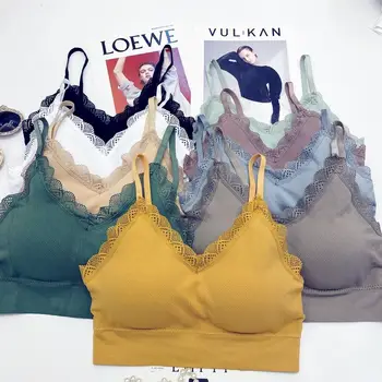CHRLEISURE Sexy New Wild Bottoming Women Bra Beauty Back Underwear Seamless Rimless Thread Cross Strap Wrapped Chest
CHRLEISURE Sexy New Wild Bottoming Women Bra Beauty Back Underwear Seamless Rimless Thread Cross Strap Wrapped Chest