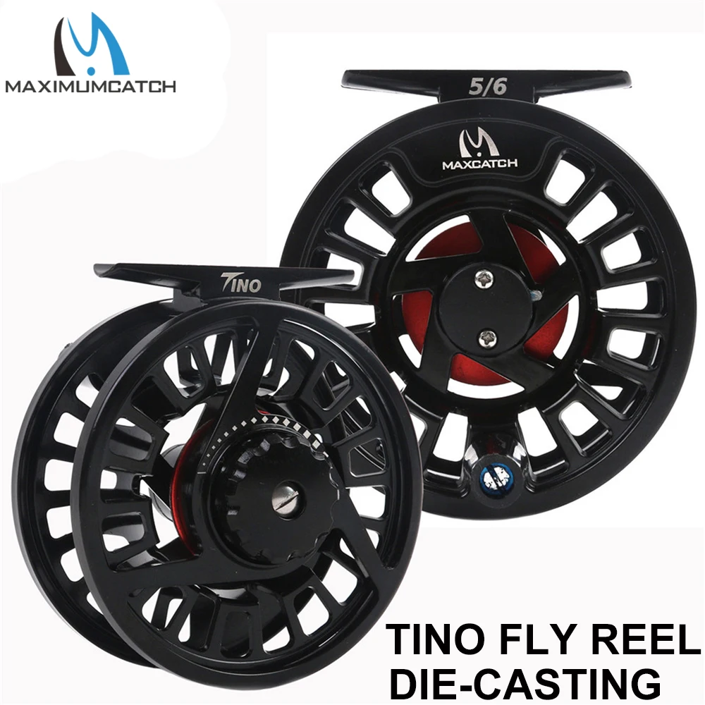 

Maximumcatch Tino 3-8wt Die-casting Aluminum Fly Fishing Reel Right or Left-Handed Fly Reel and Spool