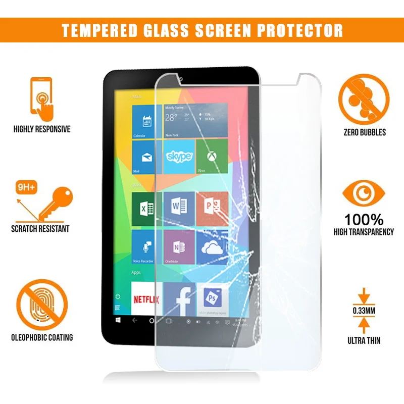 Screen Protector for 7" GoTab GW7 Windows Tablet Tempered Glass 9H Premium Scratch Resistant Anti-fingerprint Film Cover
Screen Protector for 7" GoTab GW7 Windows Tablet Tempered Glass 9H Premium Scratch Resistant Anti-fingerprint Film Cover