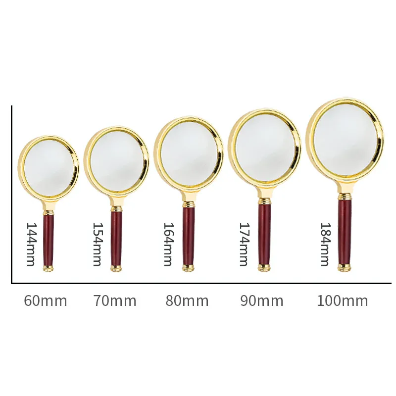 10X Portable Handheld HD Reading Magnifier Glass Mahogany Handle Reading Books Newspapers Insect Observation Classroom Science
10X Portable Handheld HD Reading Magnifier Glass Mahogany Handle Reading Books Newspapers Insect Observation Classroom Science