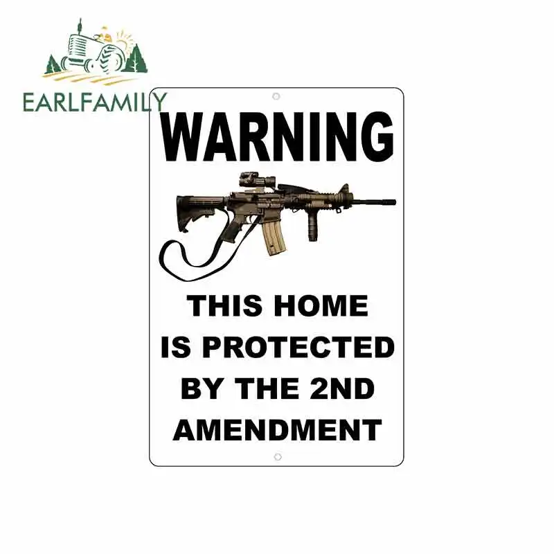 EARLFAMILY 13cm x 8.8cm for Warning This Home Is Protected By The 2nd Amendment Aluminum Metal Sign Car Stickers Vinyl Graphics
EARLFAMILY 13cm x 8.8cm for Warning This Home Is Protected By The 2nd Amendment Aluminum Metal Sign Car Stickers Vinyl Graphics