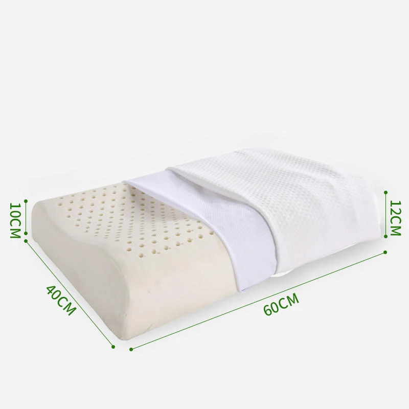 60x40cm Sleep Pillows Large Particle Natural Thailand Ventilated Latex Pillow Neck Protection For Sleep Health Care Neck Pillow
60x40cm Sleep Pillows Large Particle Natural Thailand Ventilated Latex Pillow Neck Protection For Sleep Health Care Neck Pillow