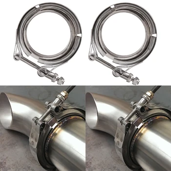 Stainless Steel V-Band Downpipe Flange Clamp Turbo Exhaust for Car Exhaust 3&4 Inch
Stainless Steel V-Band Downpipe Flange Clamp Turbo Exhaust for Car Exhaust 3&4 Inch