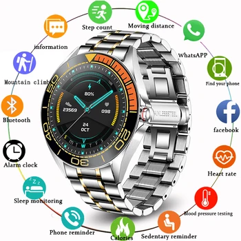 LIGE 2020 New Full Touch Screen Men Smart Watch Sports Fitness Watch For Android iOS IP67 Waterproof Luxury Smart Watch for men
LIGE 2020 New Full Touch Screen Men Smart Watch Sports Fitness Watch For Android iOS IP67 Waterproof Luxury Smart Watch for men