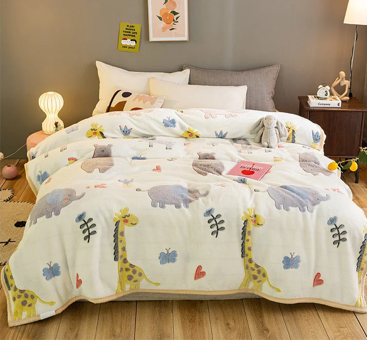 New Arrival Animal Cat Duck Dinosaur Print Fleece Blanket Coral Flannel Children's Blanket Thicken Warm Cover Christmas Gift
New Arrival Animal Cat Duck Dinosaur Print Fleece Blanket Coral Flannel Children's Blanket Thicken Warm Cover Christmas Gift