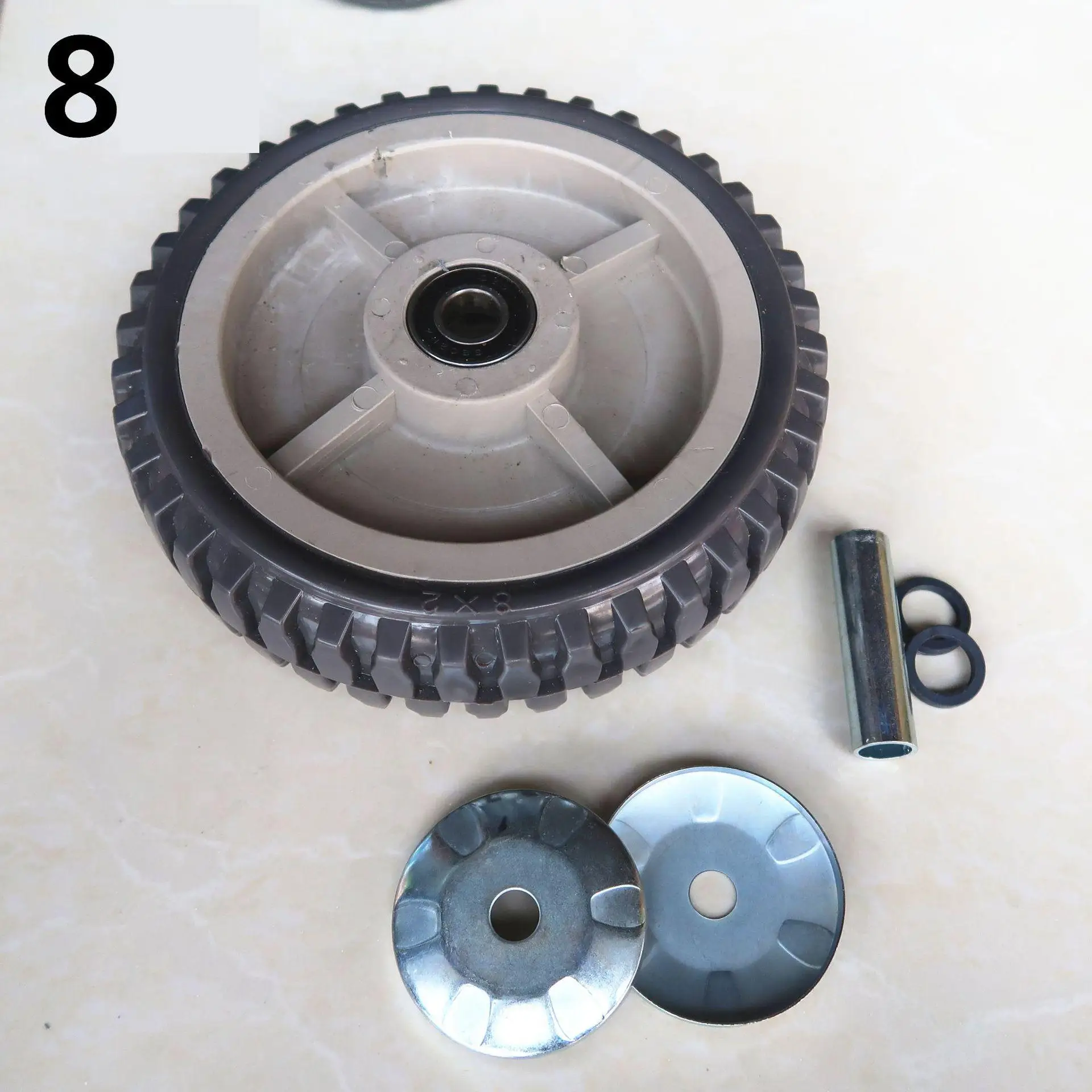 8" Caster Heavy Non Slip Single Wheel Gray Glue Beacon Fire Anti Wrapping Flat Driver Pushing
8" Caster Heavy Non Slip Single Wheel Gray Glue Beacon Fire Anti Wrapping Flat Driver Pushing