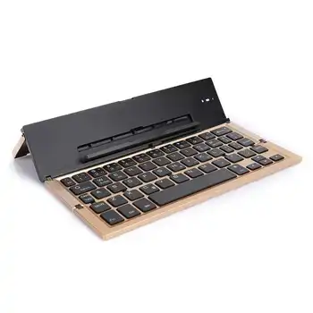 Portable Mini Folding Bluetooth Keyboard Foldable Reel Wireless Keypad with Built-in Stand for Mobile Phones Tablets
Portable Mini Folding Bluetooth Keyboard Foldable Reel Wireless Keypad with Built-in Stand for Mobile Phones Tablets