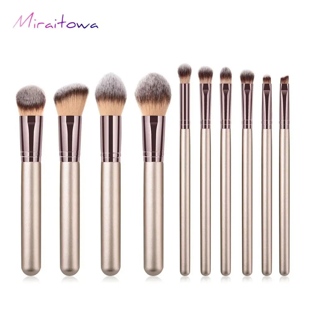 10 Cosmetic Brush and Cosmetic Tools Powder, Cheek, Red Brush, Barrel, Champagne, Gold Tricolor Hair GUJHUI
10 Cosmetic Brush and Cosmetic Tools Powder, Cheek, Red Brush, Barrel, Champagne, Gold Tricolor Hair GUJHUI