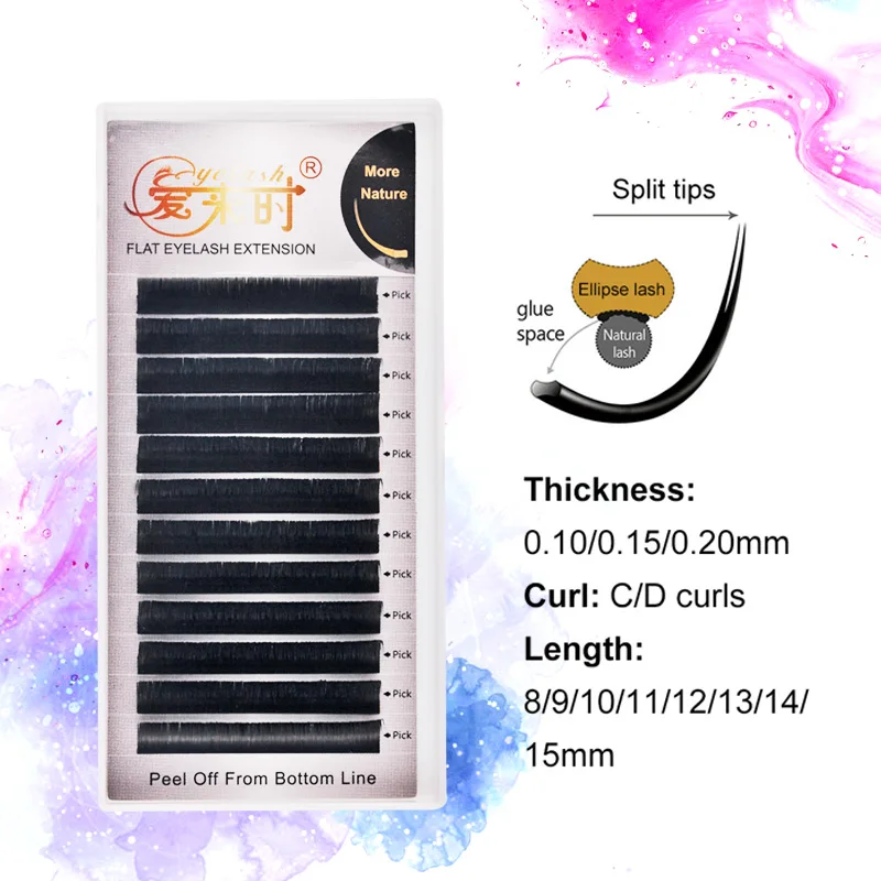Matte Flat Eyelashes Extension Cashmere Faux Mink Cilia Ellipse Flat Eyelash Extension Softer Ellipse Eyelash Split Tips Make Up
Matte Flat Eyelashes Extension Cashmere Faux Mink Cilia Ellipse Flat Eyelash Extension Softer Ellipse Eyelash Split Tips Make Up
