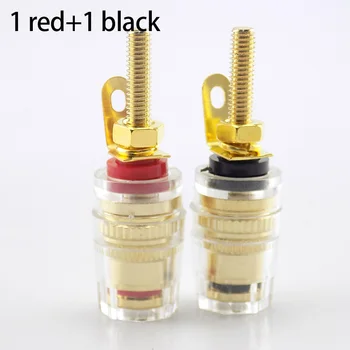4mm Banana Plug Amplifier Speaker Binding Posts Oxidation Resistance Brass Terminal Transparent Gold Plated Audio Connector J17
4mm Banana Plug Amplifier Speaker Binding Posts Oxidation Resistance Brass Terminal Transparent Gold Plated Audio Connector J17