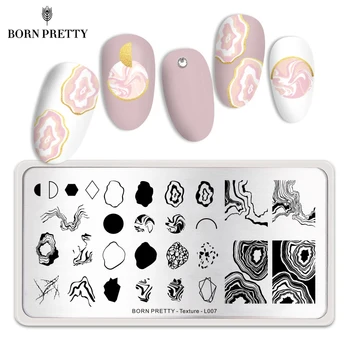 BORN PRETTY Rectangle Nail Stamping Plates Stainless Steel Irregular Marble Image Nail Stamp Template Print Tools Texture L007
BORN PRETTY Rectangle Nail Stamping Plates Stainless Steel Irregular Marble Image Nail Stamp Template Print Tools Texture L007