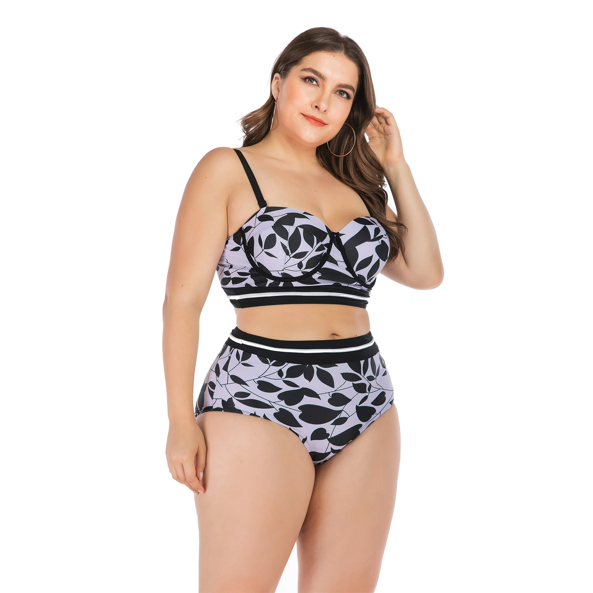 Europe And America Large Size Bikini Bikini Fat Underwire Large Cup WOMEN'S Swimsuit Swimwear Anh6648
Europe And America Large Size Bikini Bikini Fat Underwire Large Cup WOMEN'S Swimsuit Swimwear Anh6648