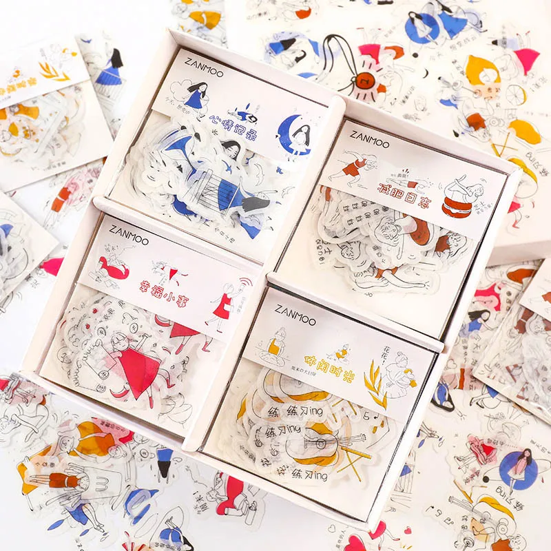 44Pcs Cute Decor Stickers Kawaii Girl Stationery Stickers Paper Adhesive Sticker For Kids Scrapbooking Diary Supplies
44Pcs Cute Decor Stickers Kawaii Girl Stationery Stickers Paper Adhesive Sticker For Kids Scrapbooking Diary Supplies