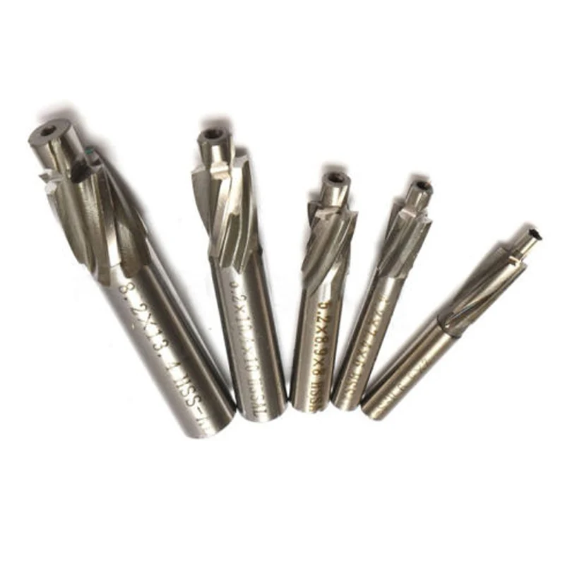 5pcs Milling Cutter 4 FluteCountersink HSS-AL End Mill Cutter Pilot Slot Drill Bits Tool M3-M8 Wood Milling Cutter
5pcs Milling Cutter 4 FluteCountersink HSS-AL End Mill Cutter Pilot Slot Drill Bits Tool M3-M8 Wood Milling Cutter