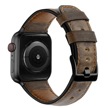 Genuine leather Band for Apple watch band 40mm 44mm 42mm 38mm Wristband strap for Apple iwatch Series 5 4 3 2 1 Bracelet belt
Genuine leather Band for Apple watch band 40mm 44mm 42mm 38mm Wristband strap for Apple iwatch Series 5 4 3 2 1 Bracelet belt