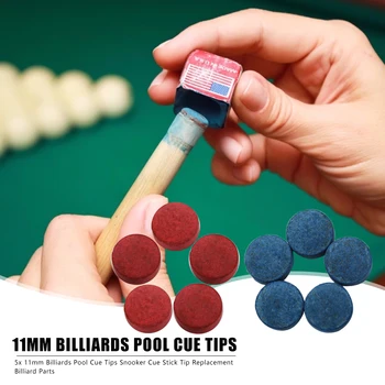 5pcs Snooker Cue Tips Replacement Blue/Red Buffalo Leather Protection Head Billiards Accessories Entertainment Tools
5pcs Snooker Cue Tips Replacement Blue/Red Buffalo Leather Protection Head Billiards Accessories Entertainment Tools