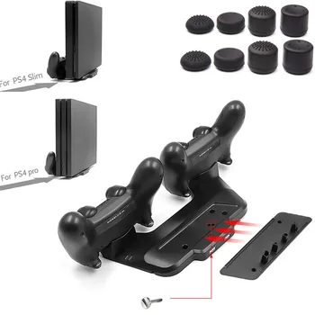 For Playstation 4 Pro PS4 Slim Dual Controller Charging Station PS4 Slim PS4 Pro Console Vertical Charger Stand Holder Storage
For Playstation 4 Pro PS4 Slim Dual Controller Charging Station PS4 Slim PS4 Pro Console Vertical Charger Stand Holder Storage