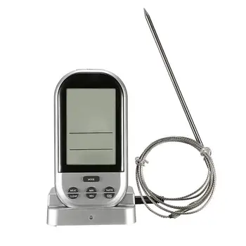 Kitchen Food Thermometer Wireless Barbecue Thermometer Temperature With BBQ Backlight Thermometer Electronic Alarm With Q6J4
Kitchen Food Thermometer Wireless Barbecue Thermometer Temperature With BBQ Backlight Thermometer Electronic Alarm With Q6J4