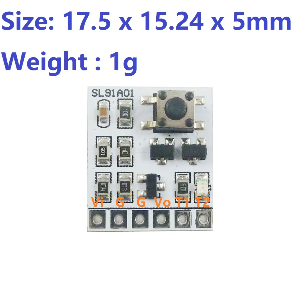 5pcs DC 5V 12V 2A Bistable self-locking switch Module LED Controller Relay touch electronic board
5pcs DC 5V 12V 2A Bistable self-locking switch Module LED Controller Relay touch electronic board