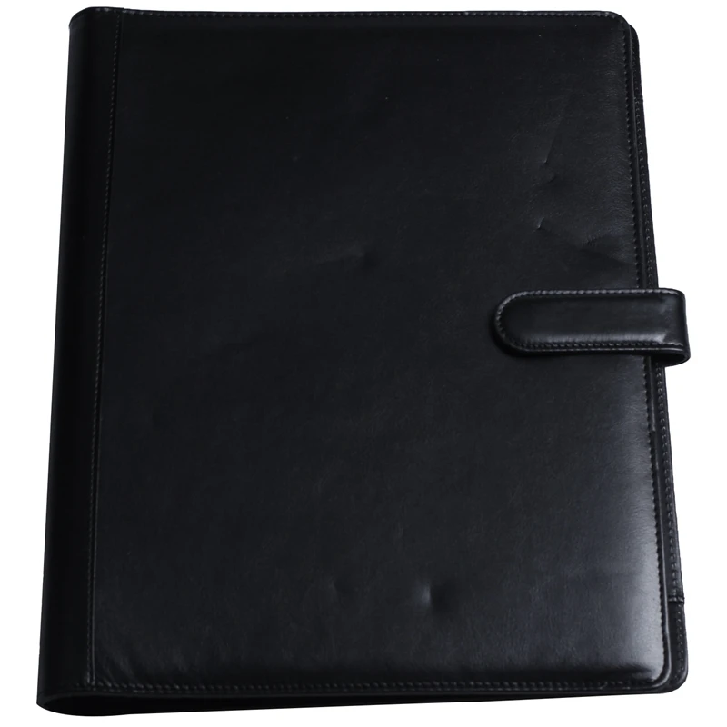 Leather Folder A4 briefcase Conference Folder Black
Leather Folder A4 briefcase Conference Folder Black
