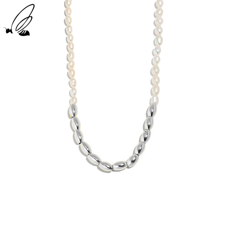 S'STEEL Natural Freshwater Pearl Design Necklace Jewellery Sterling Silver 925 Women Clavicle Chain Accessories 2021 Trend
S'STEEL Natural Freshwater Pearl Design Necklace Jewellery Sterling Silver 925 Women Clavicle Chain Accessories 2021 Trend