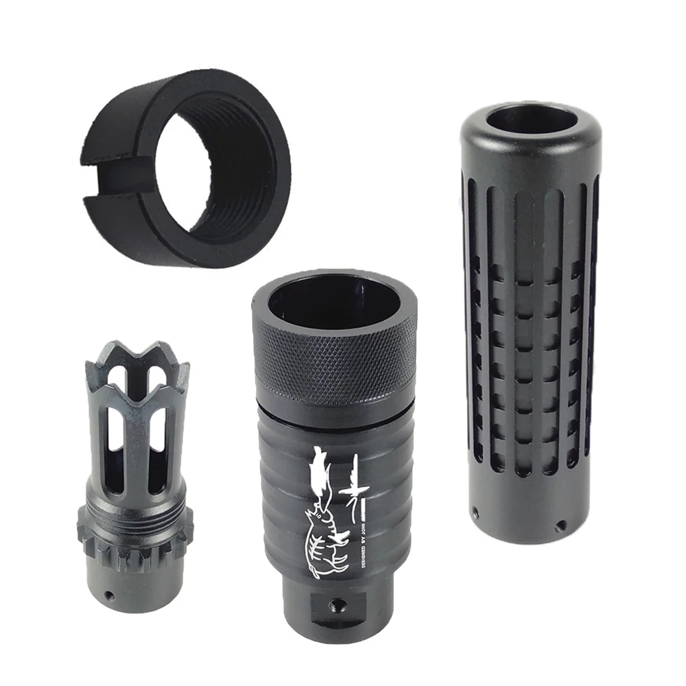 Tactical Hunting AK47 upgrade material fire cap muffler 14mm reverse teeth JM11 Renxiang water bullet gun refitting parts MI97
Tactical Hunting AK47 upgrade material fire cap muffler 14mm reverse teeth JM11 Renxiang water bullet gun refitting parts MI97