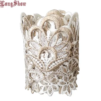 2Yards 9cm Width Pure Polyester 2-Tone Embroidered Lace Trim DIY Craft Material Apparels Accessories
2Yards 9cm Width Pure Polyester 2-Tone Embroidered Lace Trim DIY Craft Material Apparels Accessories