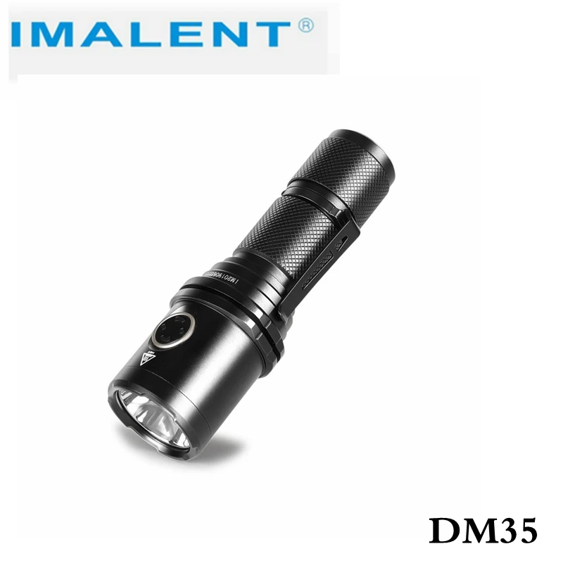 Imalent DM35 CREE XHP35 HI LED max 2000 lumens torso beam 450 meters torch with Micro-USB 5000mAh battery recharge flashlight
Imalent DM35 CREE XHP35 HI LED max 2000 lumens torso beam 450 meters torch with Micro-USB 5000mAh battery recharge flashlight