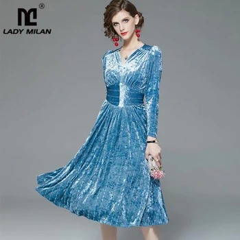 Women's Runway Dresses Sexy V Neck Long Sleeves Beaded Ruched Elegant Velour High Street Casual Dresses
Women's Runway Dresses Sexy V Neck Long Sleeves Beaded Ruched Elegant Velour High Street Casual Dresses