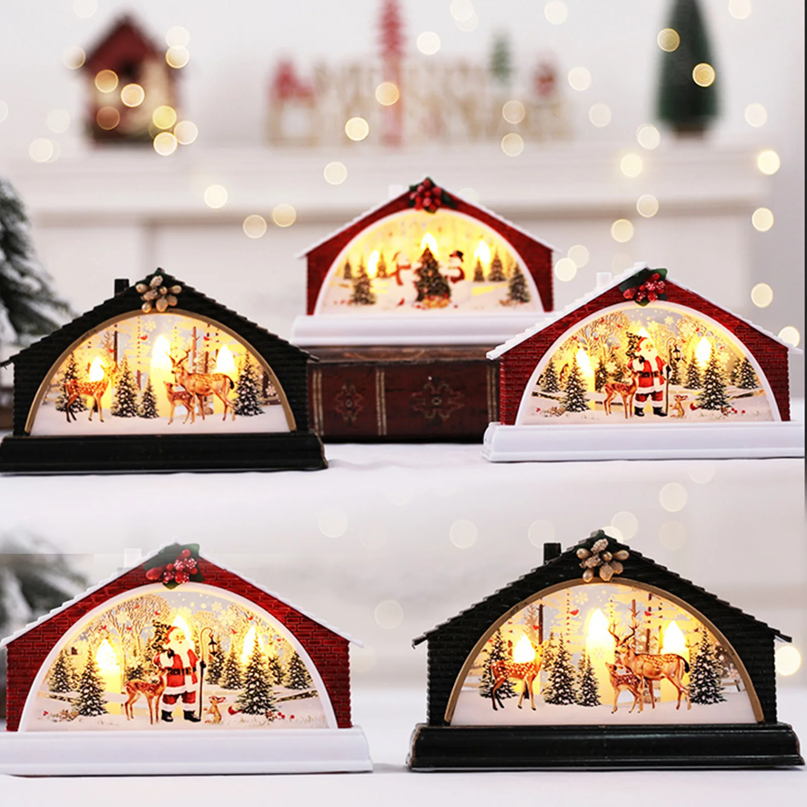 Christmas Glowing House LED Lights DIYWooden Chalet Old Man Lamp 15.5*9.5*4CM Props Ornaments Xmas Festival Holiday Decorations
Christmas Glowing House LED Lights DIYWooden Chalet Old Man Lamp 15.5*9.5*4CM Props Ornaments Xmas Festival Holiday Decorations