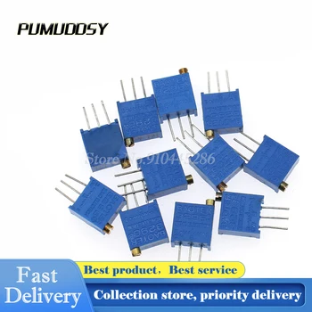 10PCS/Lot 3296 Variable Resistors Wholesale Electronic 3296W 1K ohm 102 Potentiometer High Precision
10PCS/Lot 3296 Variable Resistors Wholesale Electronic 3296W 1K ohm 102 Potentiometer High Precision