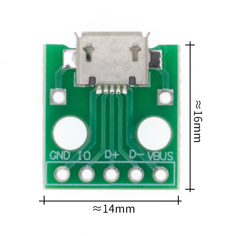 10 шт. адаптер MICRO USB Для DIP адаптера 5 контактный женский разъем Фотографическая