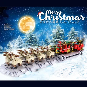 Merry BrixMas Santa's Slelgh Christmas Santa Sleigh 1318PCS Building Block With eletrict Motor New Blocks
Merry BrixMas Santa's Slelgh Christmas Santa Sleigh 1318PCS Building Block With eletrict Motor New Blocks