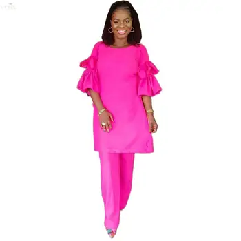 Spring Tracksuit Women Set O Neck Half Sleeve Solid Color Suit Two Piece Set Top And Pants Casual Loose Women Two Piece Outfits
Spring Tracksuit Women Set O Neck Half Sleeve Solid Color Suit Two Piece Set Top And Pants Casual Loose Women Two Piece Outfits