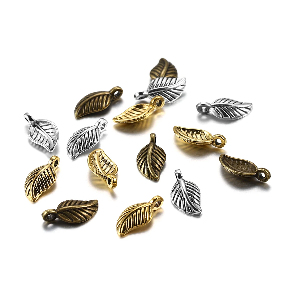 60pcs 15x7mm Alloy Leaves Shape Antique Pendant Charms Necklace Bracelet Earring DIY For Jewelry Making Accessories Supplies 60pcs 15x7mm Alloy Leaves Shape Antique Pendant Charms Necklace Bracelet Earring DIY For Jewelry Making Accessories Supplies