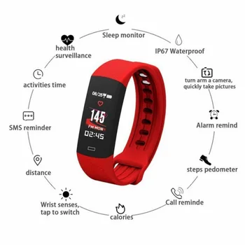 Smart Band Color Screen Smart Wristband Touch Screen Multi-Language Health Monitoring Sports Chance Waterproof IP67
Smart Band Color Screen Smart Wristband Touch Screen Multi-Language Health Monitoring Sports Chance Waterproof IP67