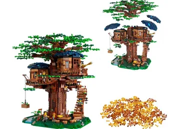Large-scale tree house Include Spring and autumn Yellow/Green Leaf Building Blocks DIY Model Bicks Toys Gifts For Children
Large-scale tree house Include Spring and autumn Yellow/Green Leaf Building Blocks DIY Model Bicks Toys Gifts For Children