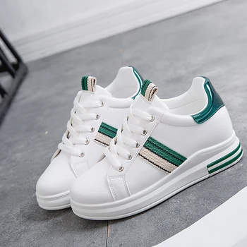 New women's shoes flat bottom wedge fashion versatile sports shoes breathable women's tennis casual platform sports shoes 88 
New women's shoes flat bottom wedge fashion versatile sports shoes breathable women's tennis casual platform sports shoes 88