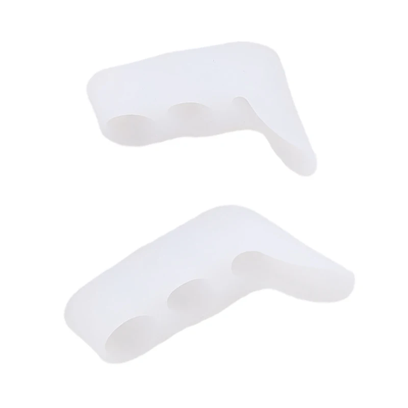 Pinky Toe Separators With 3 Loops Pack Of 2 Soft Gel Straightener Corrector Adjuster Foot Pinky Toe Separators With 3 Loops Pack Of 2 Soft Gel Straightener Corrector Adjuster Foot