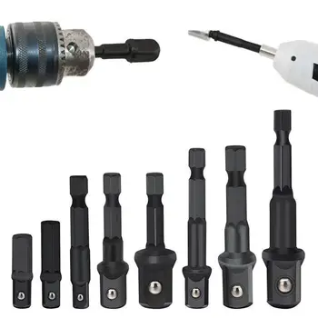 8pcs 1/4" 3/8" 1/2" Extension Drill Bits Socket Adapter Tools Hex Bar Set Socket Hex Shank For Power M7I3
8pcs 1/4" 3/8" 1/2" Extension Drill Bits Socket Adapter Tools Hex Bar Set Socket Hex Shank For Power M7I3