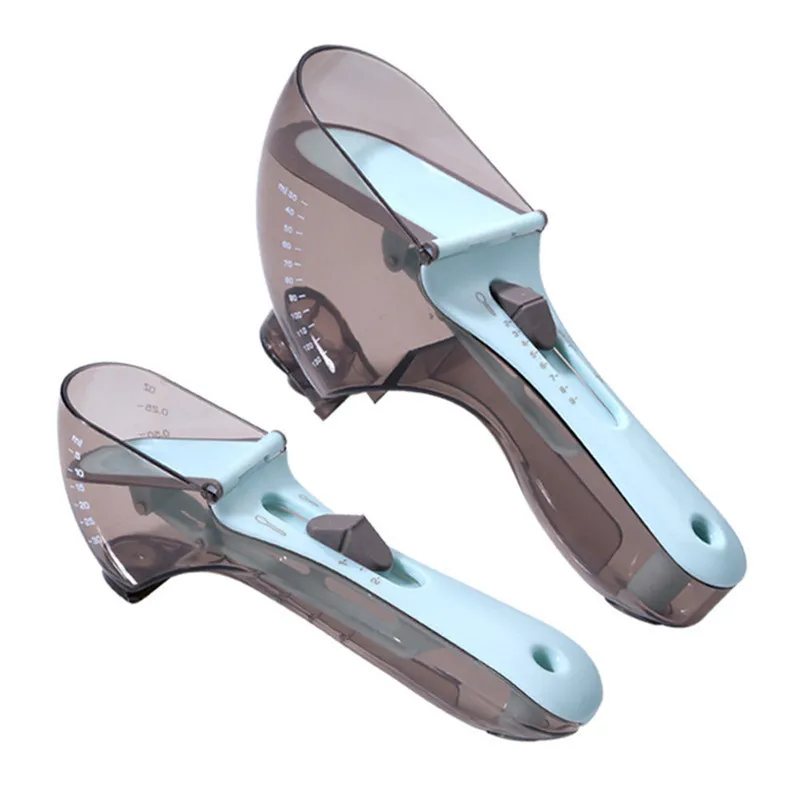 2Pcs/Set High Quality Adjustable Measuring Scoop With Scale Measure Cup Baking Kitchen Tools Cuisine Accessories
2Pcs/Set High Quality Adjustable Measuring Scoop With Scale Measure Cup Baking Kitchen Tools Cuisine Accessories