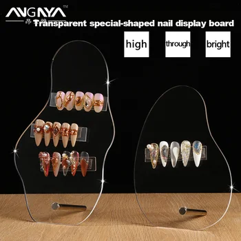 Clear Acrylic False Nail Tip Irregular Display Board Stereo Magnet Adsorption Detachable Color Card Display Board Photo Props
Clear Acrylic False Nail Tip Irregular Display Board Stereo Magnet Adsorption Detachable Color Card Display Board Photo Props