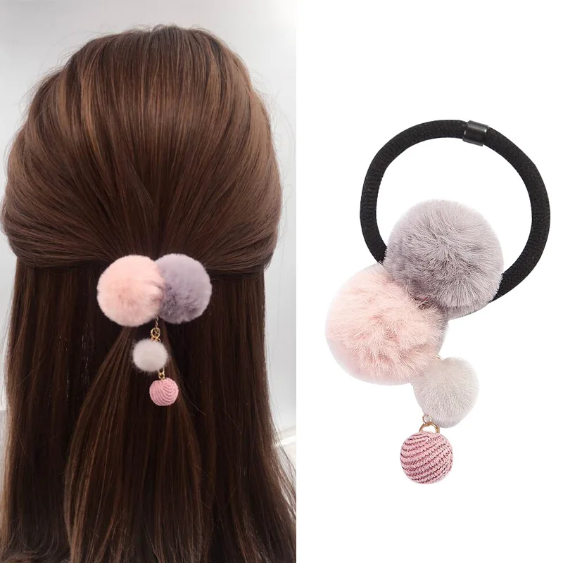 Korean Fashion Faux Rabbit Hair Ball Hair Rope for girl Cute Hair Tie Hair Ring Rubber Band Hair Accessories Headdress
Korean Fashion Faux Rabbit Hair Ball Hair Rope for girl Cute Hair Tie Hair Ring Rubber Band Hair Accessories Headdress