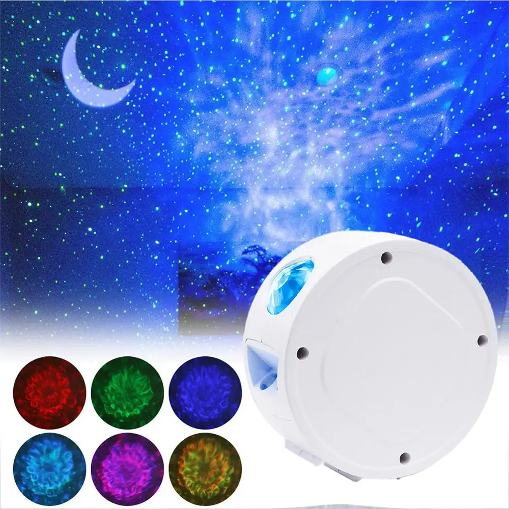 Bluetooth voice control led Night Light Projector Starry Sky Projection Ocean Wave Water Wave USB Night Lamp Kids nebula light
Bluetooth voice control led Night Light Projector Starry Sky Projection Ocean Wave Water Wave USB Night Lamp Kids nebula light