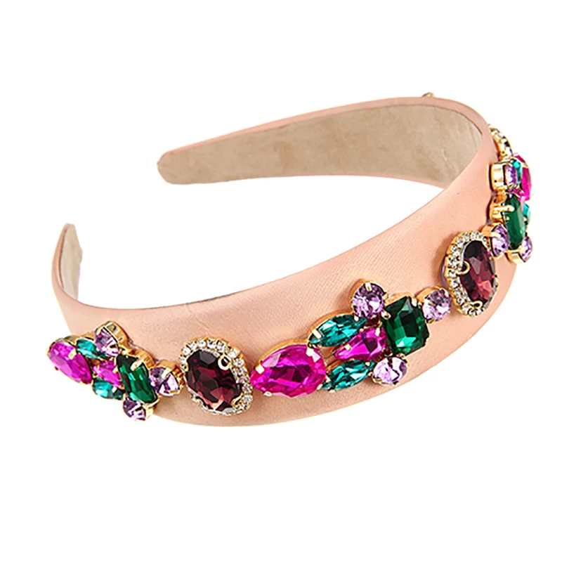 ZHINI Baroque Rhinestone Colorful Crystal Headbands for Women Ethnic Wide Velvet Padded Hairband Hair Accessories Jewelry Gift
ZHINI Baroque Rhinestone Colorful Crystal Headbands for Women Ethnic Wide Velvet Padded Hairband Hair Accessories Jewelry Gift