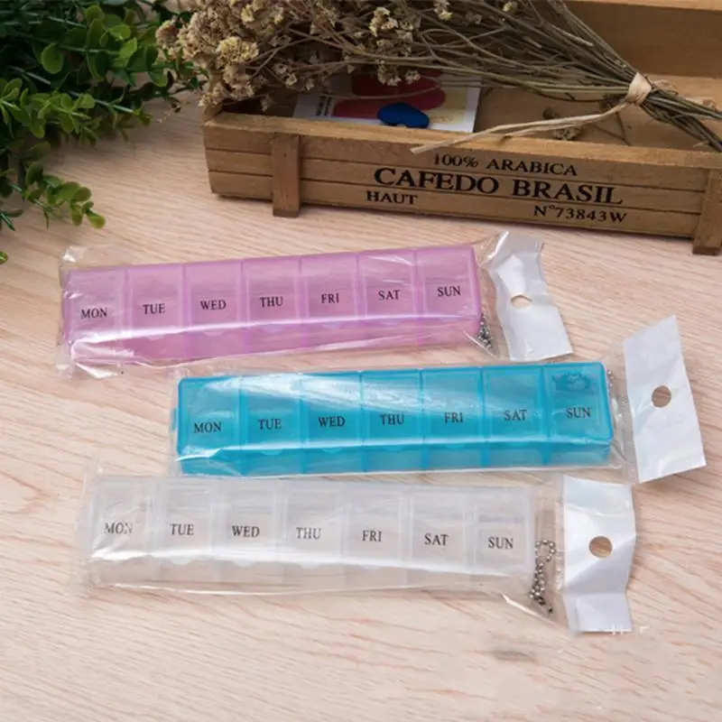 Portable Rotating 7 Day Weekly Pill Organizer Travel Medicine Tablet Holder Storage Case Box pills Dispenser Home Container New
Portable Rotating 7 Day Weekly Pill Organizer Travel Medicine Tablet Holder Storage Case Box pills Dispenser Home Container New