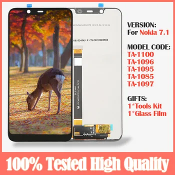Screen Replacement For Nokia 7.1 LCD Display +Touch Screen Panel For Nokia 7.1 LCD Screen Digitizer 5.84"lcd Screen Repair Parts
Screen Replacement For Nokia 7.1 LCD Display +Touch Screen Panel For Nokia 7.1 LCD Screen Digitizer 5.84"lcd Screen Repair Parts