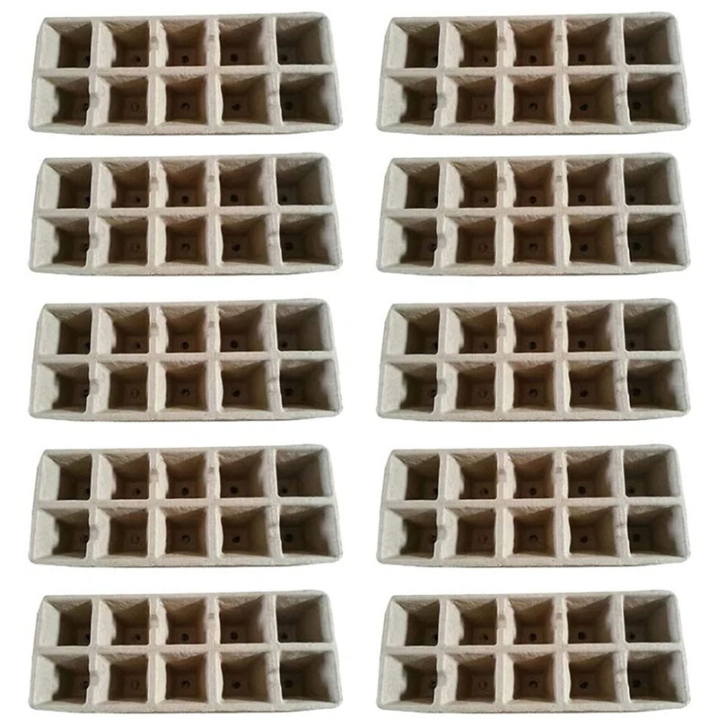Seed Starter Tray,Packs of 20PCS Biodegradable Seedling Pots for Vegetable,Flower
Seed Starter Tray,Packs of 20PCS Biodegradable Seedling Pots for Vegetable,Flower