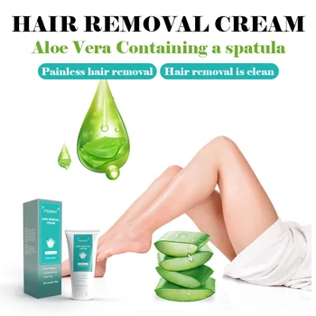FTEENPLY Gentle non-irritating Hair Removal Aloe Vera Painless Hair Removal Cream Underarm Leg Body Depilatory Cream for women
FTEENPLY Gentle non-irritating Hair Removal Aloe Vera Painless Hair Removal Cream Underarm Leg Body Depilatory Cream for women